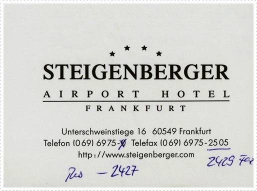 Hotel for first night in Germany Hotel for first night in Germany